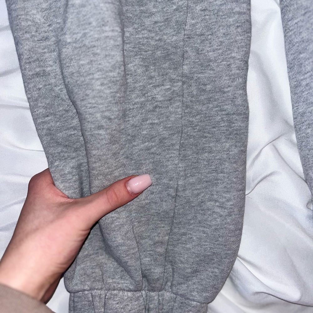Brandy Melville Heather Gray Joggers - Picture 3 of 10